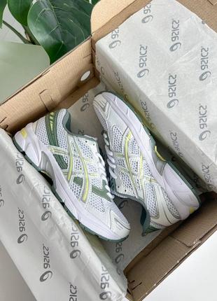 Жіночі кросівки asics gel-1130 white/green3 фото