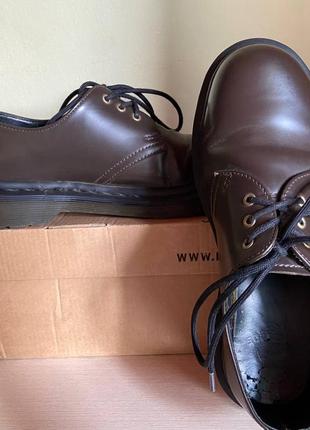 Dr. martens 1461 chocolate smooth туфлі, оригінал