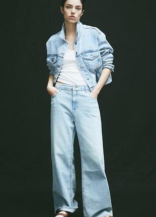 Нові широкі джинси h&m