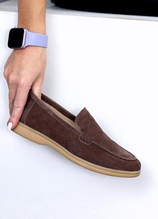Мокасины "grass" женские натур.замша,