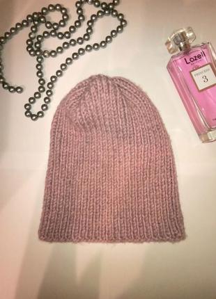 Шапка зимняя теплая толстая вязка размер 55, 56, 57, 58