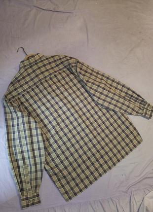 Натуральная-100% коттон,мужская рубашка в клетку,с карманом,state of art9 фото