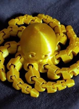 Іграшка восьминіг надрукована на 3d-принтері. 2
