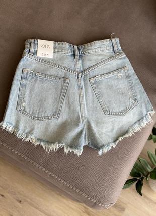Джинсовые шорты zara 5