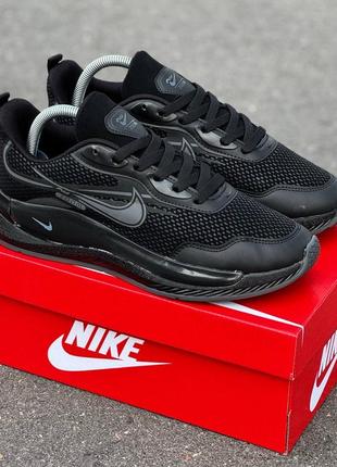 Чоловічі чорні спортивні кросівки nike