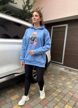 Худи женский теплый