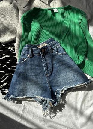 Джинсовые шорты denim co