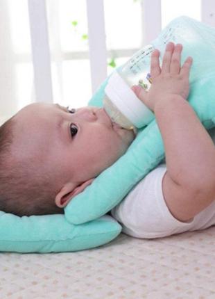 Подушка для кормления/кормления ребенка kakiblin baby, съемная, портативная (зеленая)