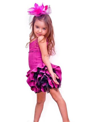 Плаття дитяче ошатне kids couture з рюшами