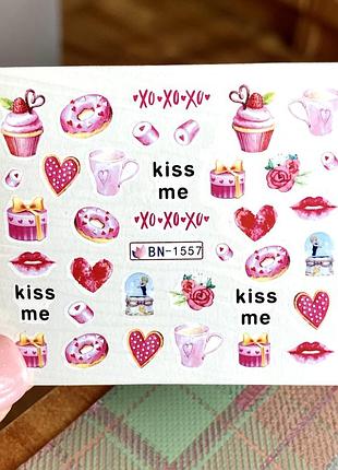 Водная наклейка-слайдер для маникюра