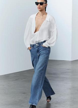 Широкие свободные джинсы от zara 34, 38, 40, 44р, оригинал