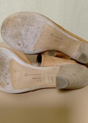 Итальянские кожаные босоножки el.7 фото