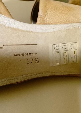 Итальянские кожаные босоножки el.8 фото