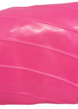 Шар мяч для фитнеса 55 см, для занятий спортом фитбол для беременных гладкий розовый