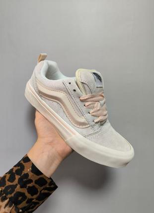 Женские кроссовки vans knu pastels pink