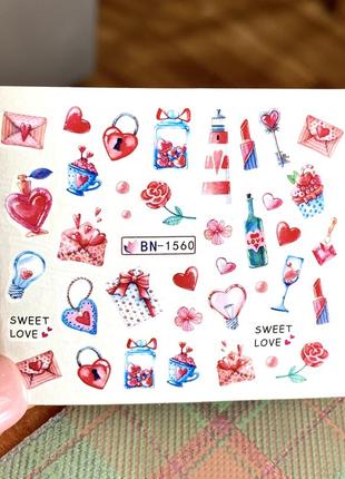 Водна наклейка-слайдер для манікюру