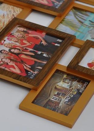 Набір рамок 1 в стандартному однотонному кольорі7 фото