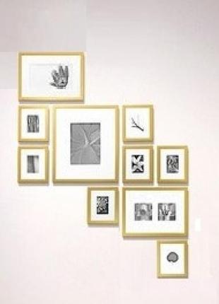 Набір рамок 1 в стандартному однотонному кольорі