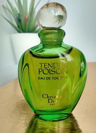 Christian dior tendre poison 5мл винтаж миниатюра