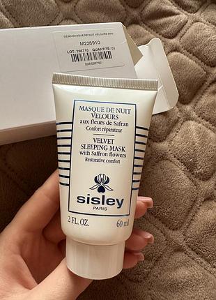 Ночная маска с шафраном sisley velvet sleeping mask with saffron flower