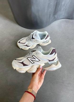 Кроссовки new balance 9060 panelled lace-up sneakers