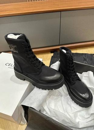 Осінні чоботи в стилі celine ботинки