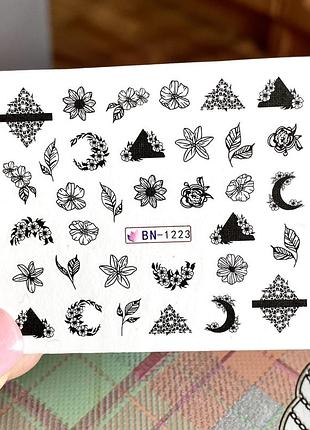 Водна наклейка-слайдер для манікюру