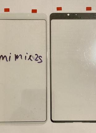 Xiaomi mix 2s стекло для ремонта дисплея белый
