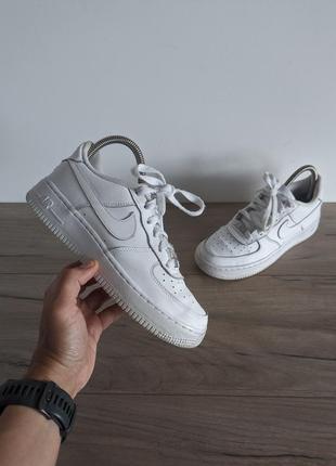 Nike air force кроссовки кожаные