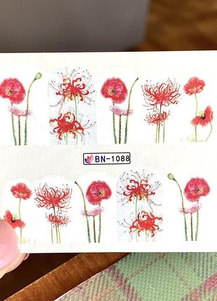 Водная наклейка-слайдер для маникюра