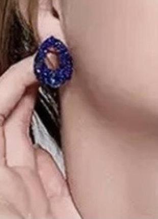 Сережки -цвяшки краплі