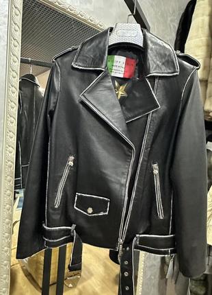Куртка кожаная