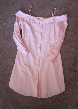 Симпатичное платье  new look размер  xs. нежно розовое