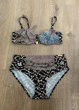 Купальник з високими трусиками diane von furstenberg