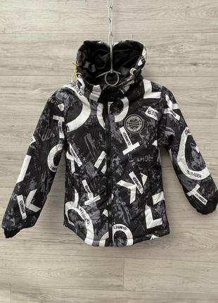 Двухсторонняя детская куртка сезон осень -весная, размеры 104,110,116,122,128,134,140,146