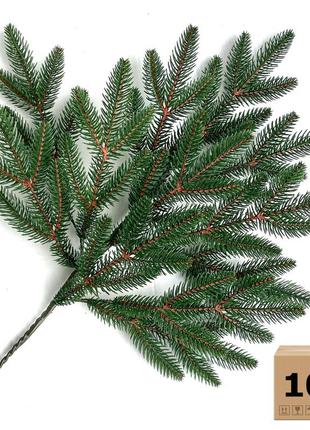 Еловая ветка искусственная classic 60 см зелёная (в упаковке 10 штук)