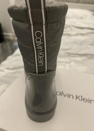 Calvin klein резиновые сапожки на флисе, оригинал, р 404 фото