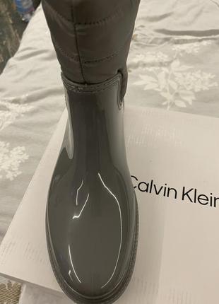 Calvin klein резиновые сапожки на флисе, оригинал, р 407 фото
