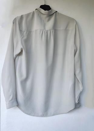 Шелковая блуза рубашка comptoir des cotonniers, франция