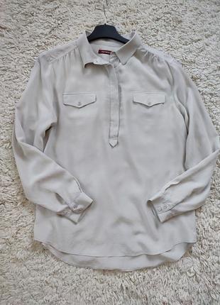 Шелковая блуза рубашка comptoir des cotonniers, франция