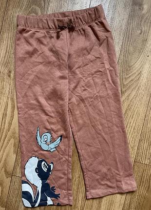 Прямые палаццо спортивные штаны утепленные disney h&m zara next