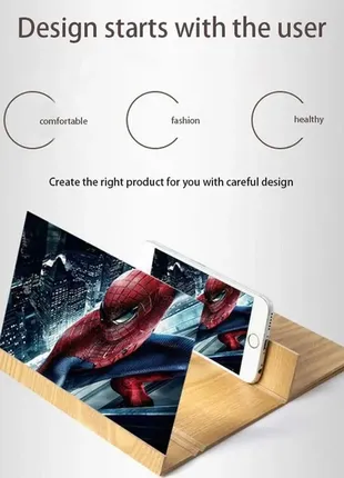 Збільшувальне скло для телефону, mobile phone 3d video amplifier