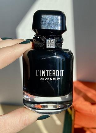 Givenchy l'interdit eau de parfum intense парфюмированная вода 50ml1 фото