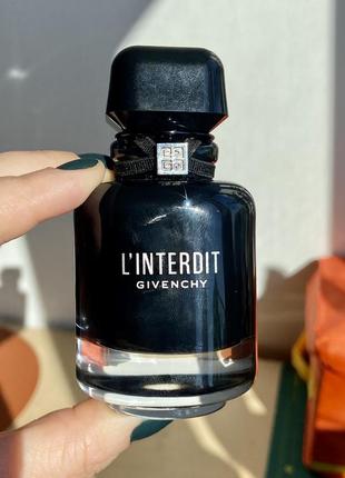 Givenchy l'interdit eau de parfum intense парфюмированная вода 50ml4 фото