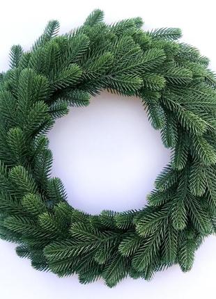 Венок хвойный рождественский traditional литой d-40 см зелёный