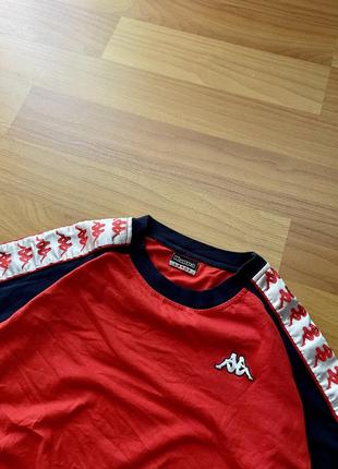 Футболка kappa на лампасах
