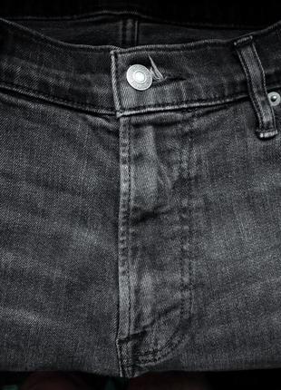 Джинси abercrombie fitch stretch skinny чорні (34х32)6 фото