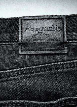 Джинси abercrombie fitch stretch skinny чорні (34х32)9 фото
