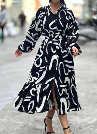 Стильна сукня принт