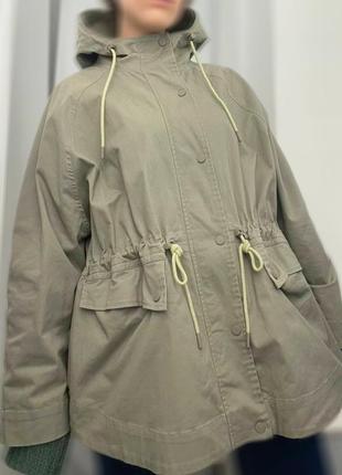 Парка / dressin / женская парка / осень ветровка / ветровка / парка / парка хаки